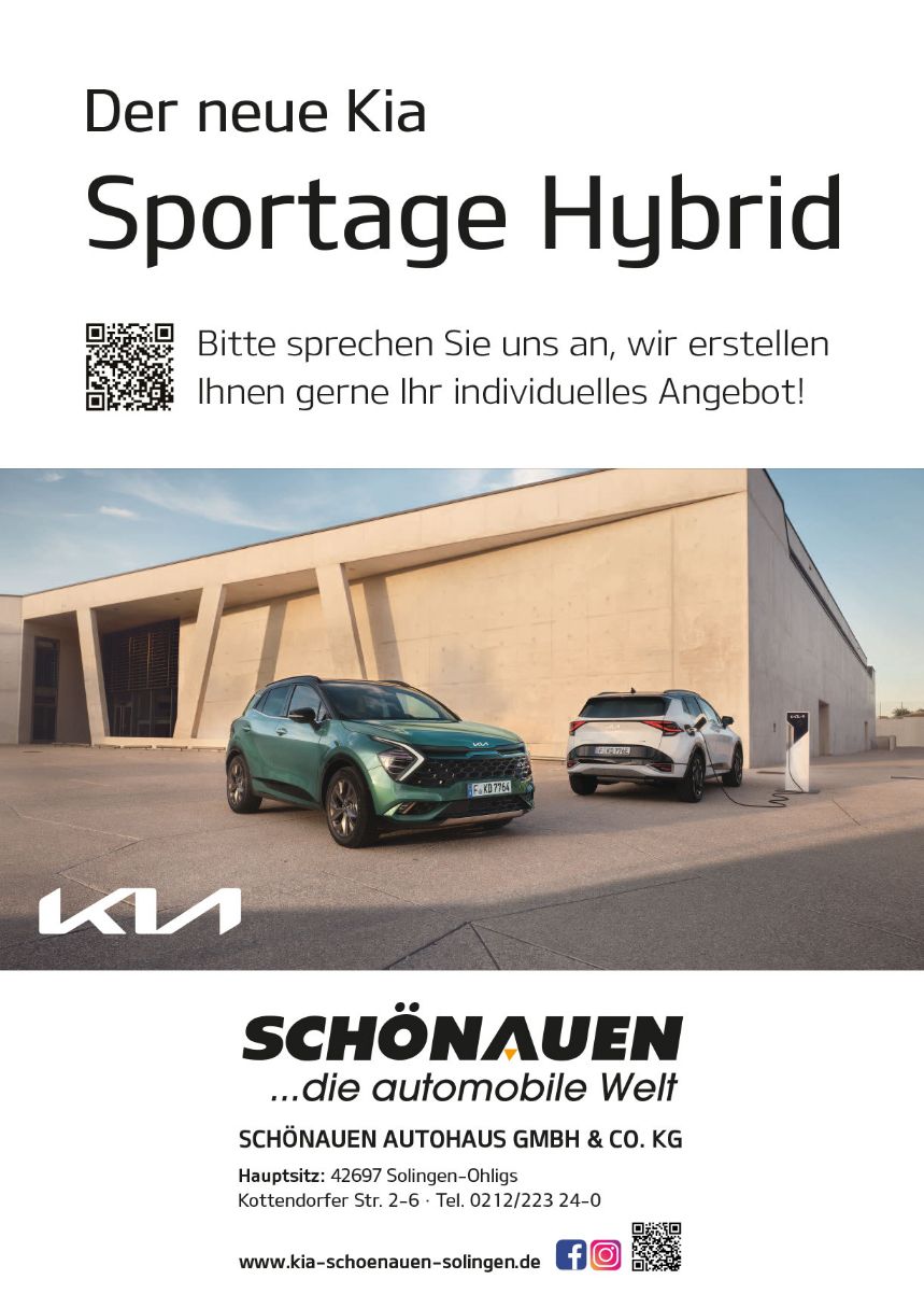 KIA Sportage Hybrid Angebotsblatt
