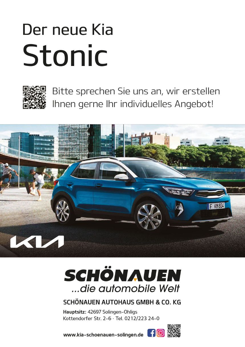 KIA Stonic Angebotsblatt