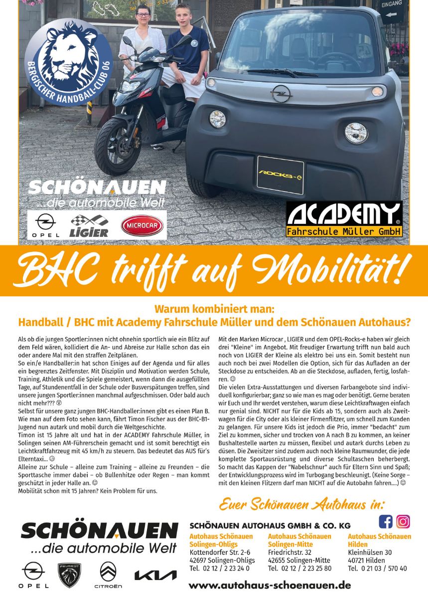 BHC / Academy Fahrschule Müller / Schönauen Autohaus